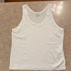 J. Crew Classic White Tank Top